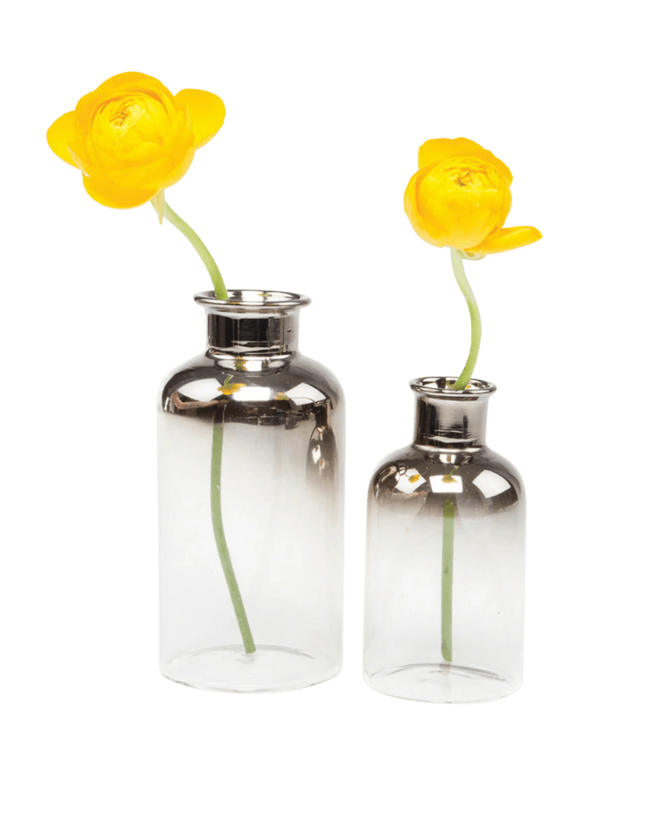 Aptar Glass Modern Flower Vase - Chive UK Wholesale