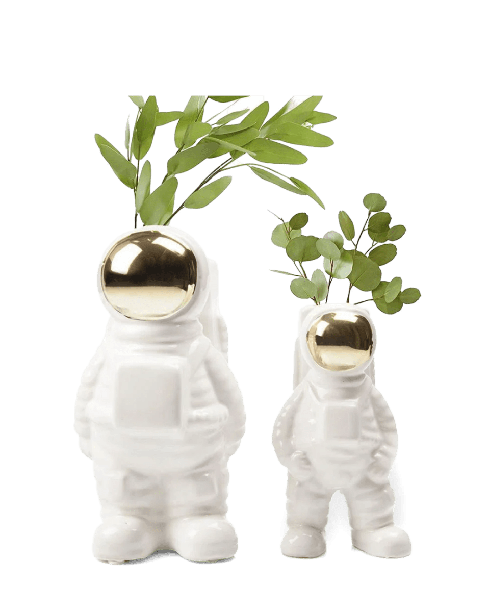 Astronaut Ceramic Unique Flower Vase - Chive UK Wholesale
