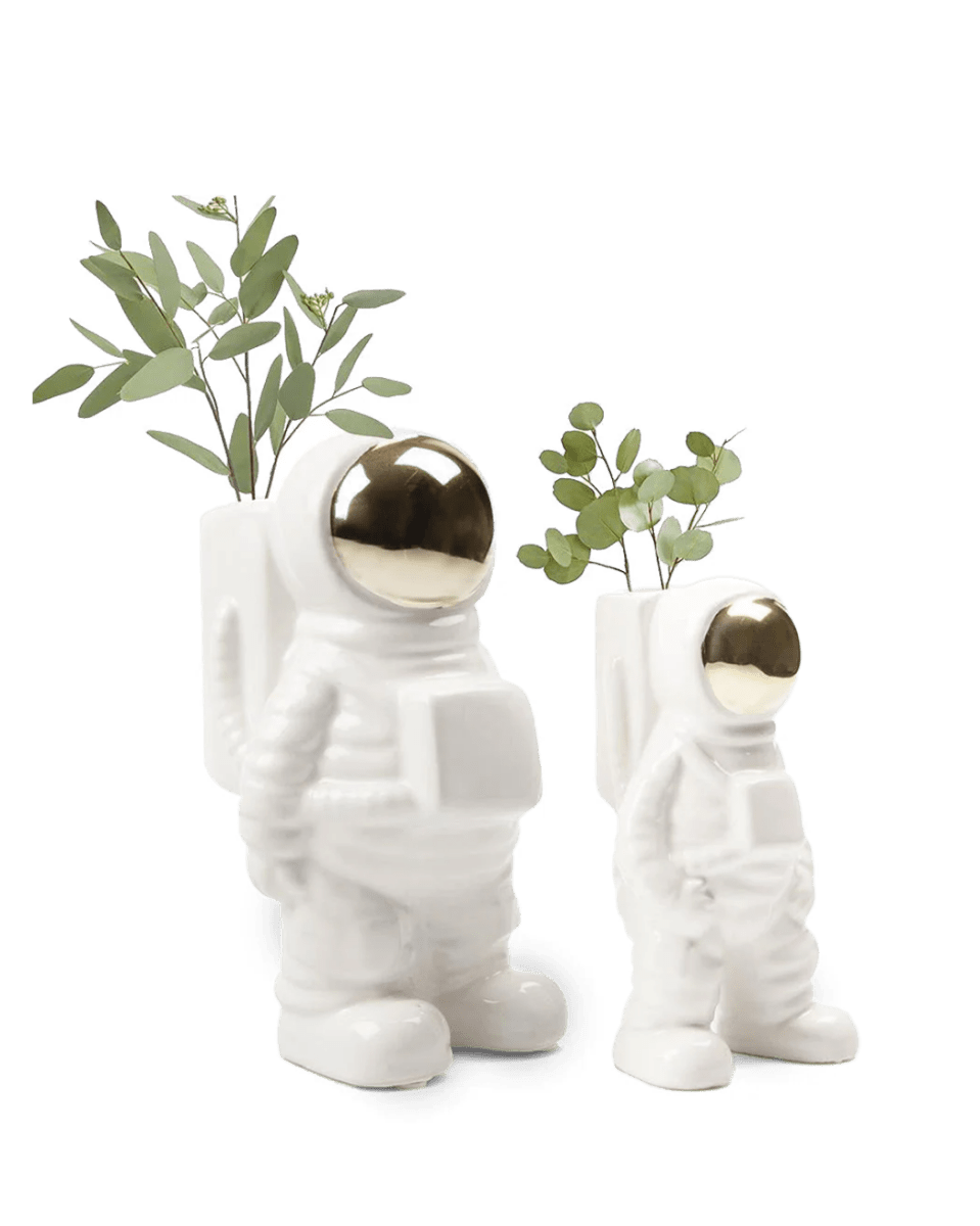 Astronaut Ceramic Unique Flower Vase - Chive UK Wholesale