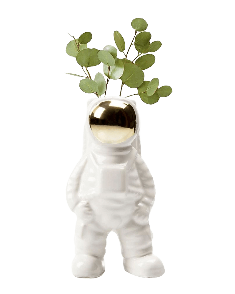Astronaut Ceramic Unique Flower Vase - Chive UK Wholesale