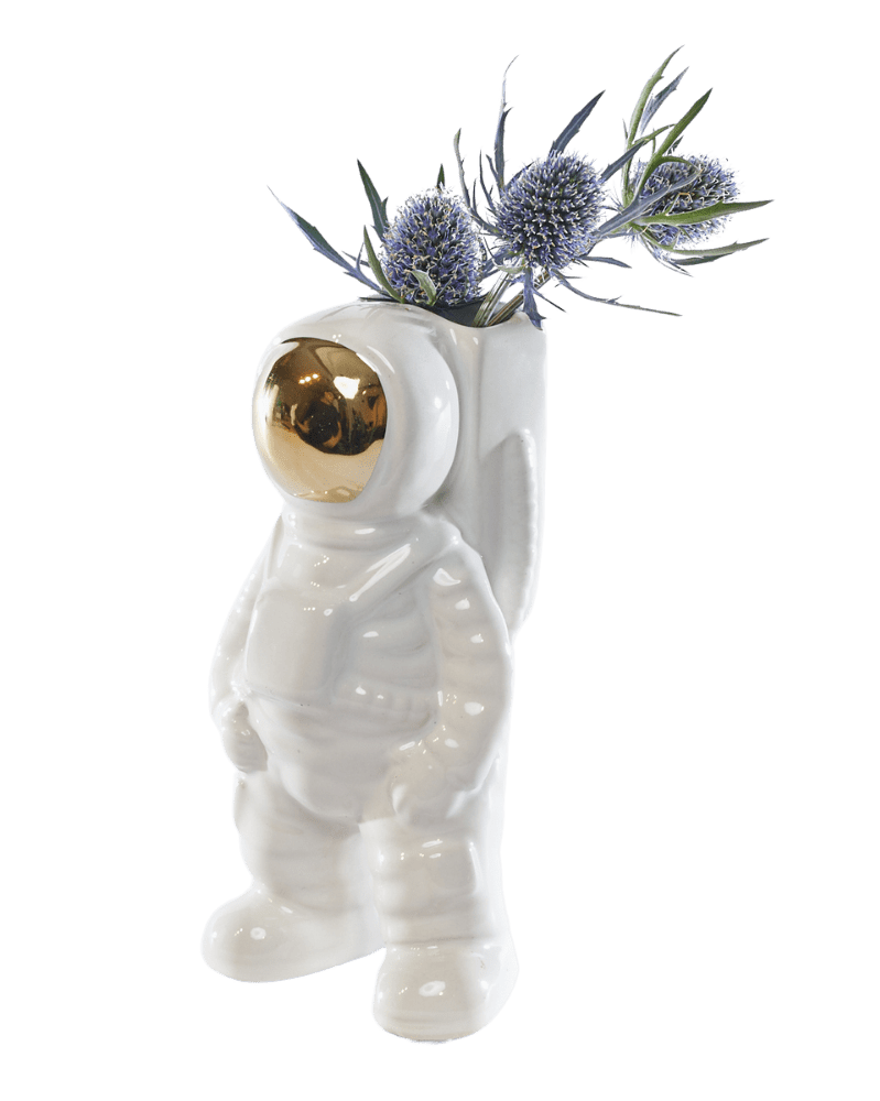Astronaut Ceramic Unique Flower Vase - Chive UK Wholesale