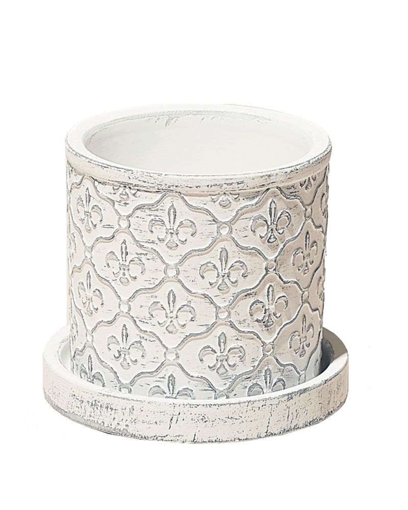 Balter Ceramic Pot And Saucer Set - Chive UK Wholesale