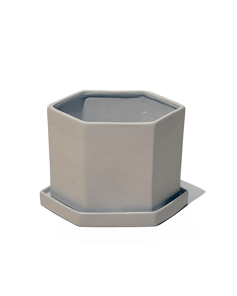 Hexi Porcelain Pot With Drainage Hole - Chive UK Wholesale