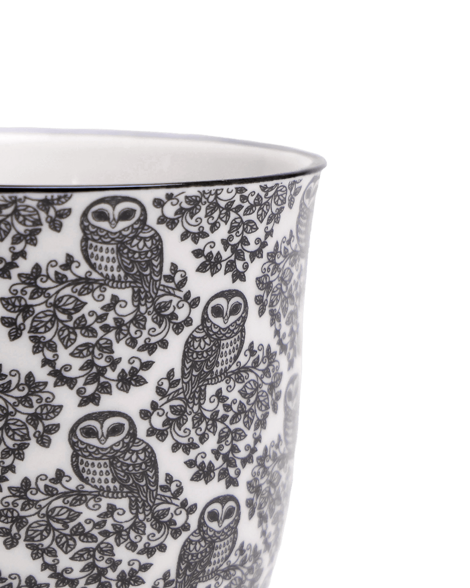 Liberte Porcelain Pot And Saucer Set With Drainage - Chive UK Wholesale