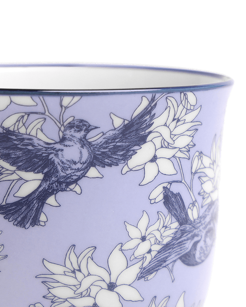 Liberte Porcelain Pot And Saucer Set With Drainage - Chive UK Wholesale