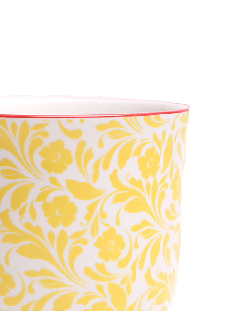 Liberte Porcelain Pot And Saucer Set With Drainage - Chive UK Wholesale