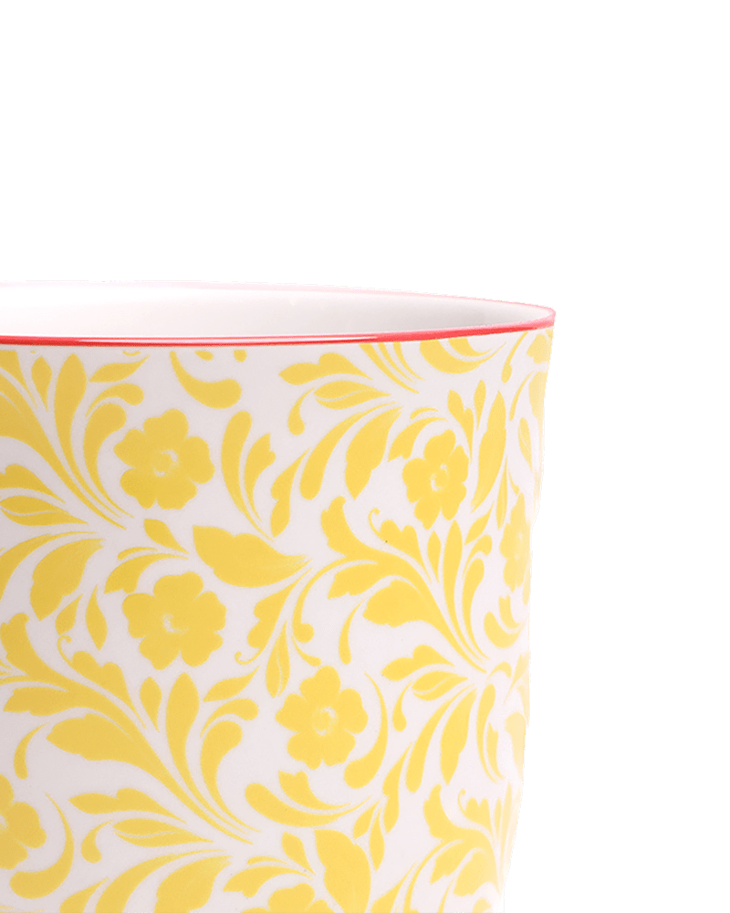 Liberte Porcelain Pot And Saucer Set With Drainage - Chive UK Wholesale