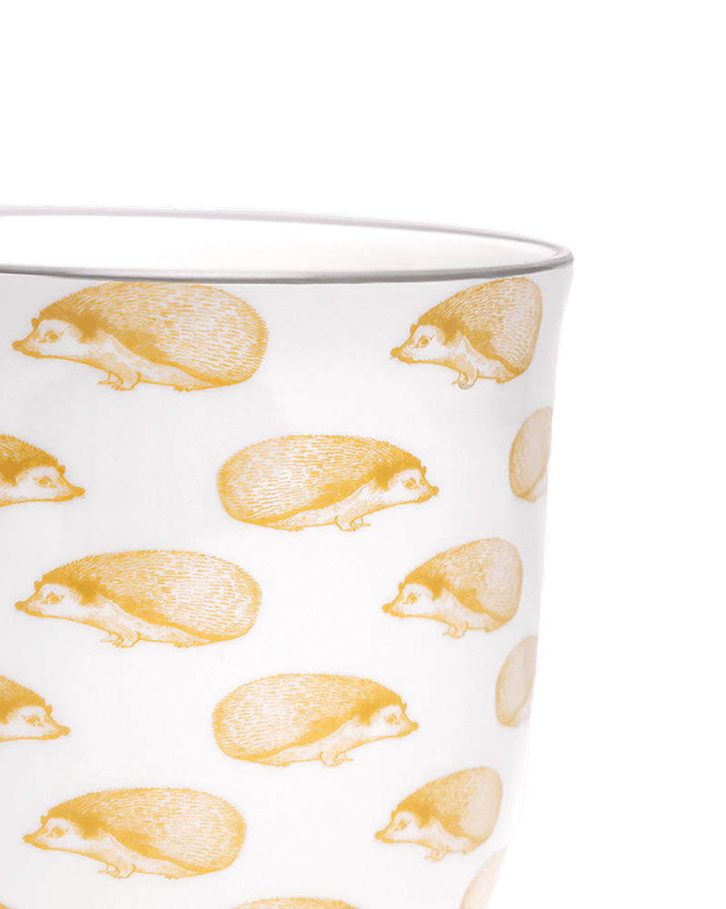 Liberte 5 Porcelain Pot And Saucer With Drainage - Chive UK Wholesale