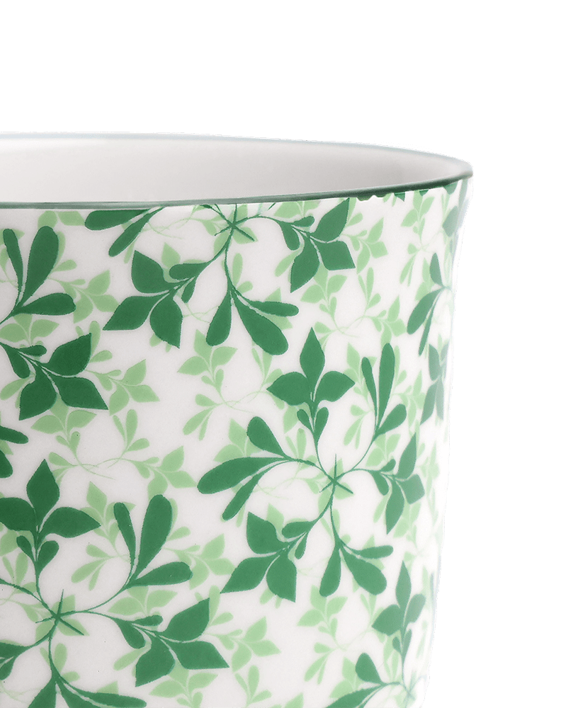 Liberte Porcelain Pot And Saucer Set With Drainage - Chive UK Wholesale