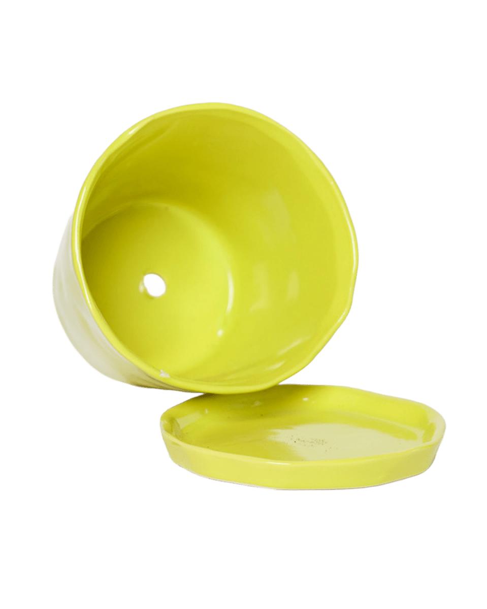 Tika Pot & Saucer | 5 inch - Chive UK Wholesale