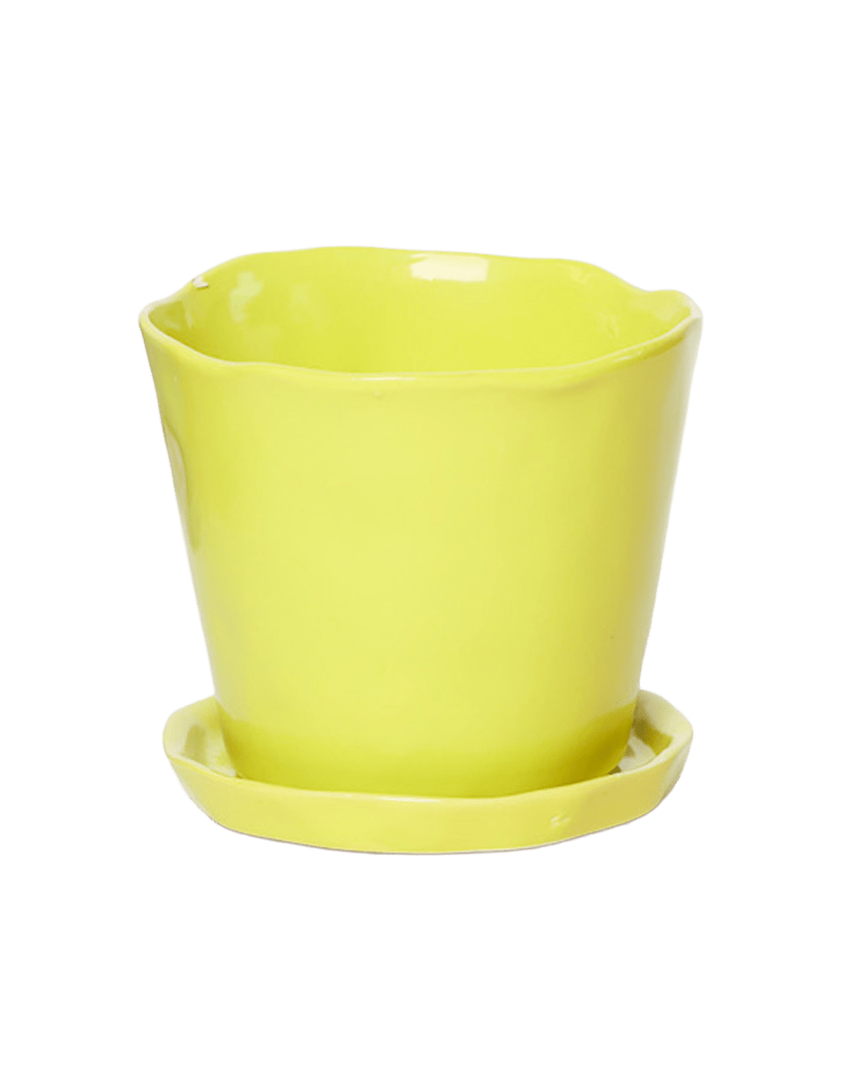 Tika Pot & Saucer | 5 inch - Chive UK Wholesale