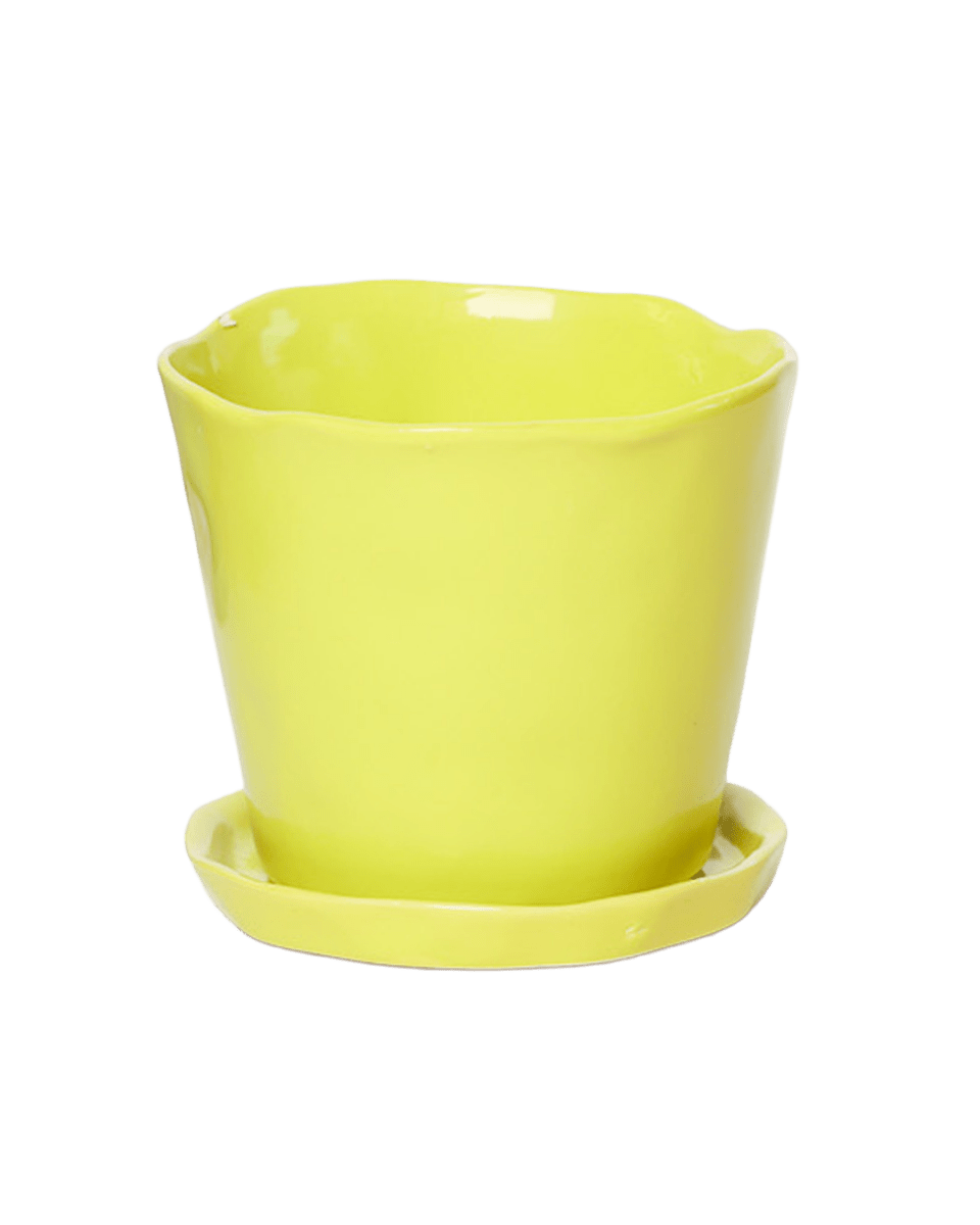 Tika Pot & Saucer | 5 inch - Chive UK Wholesale