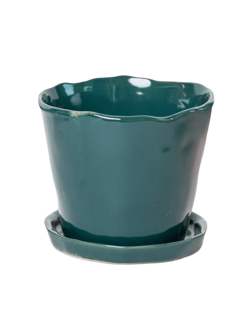 Tika Pot & Saucer | 5 inch - Chive UK Wholesale