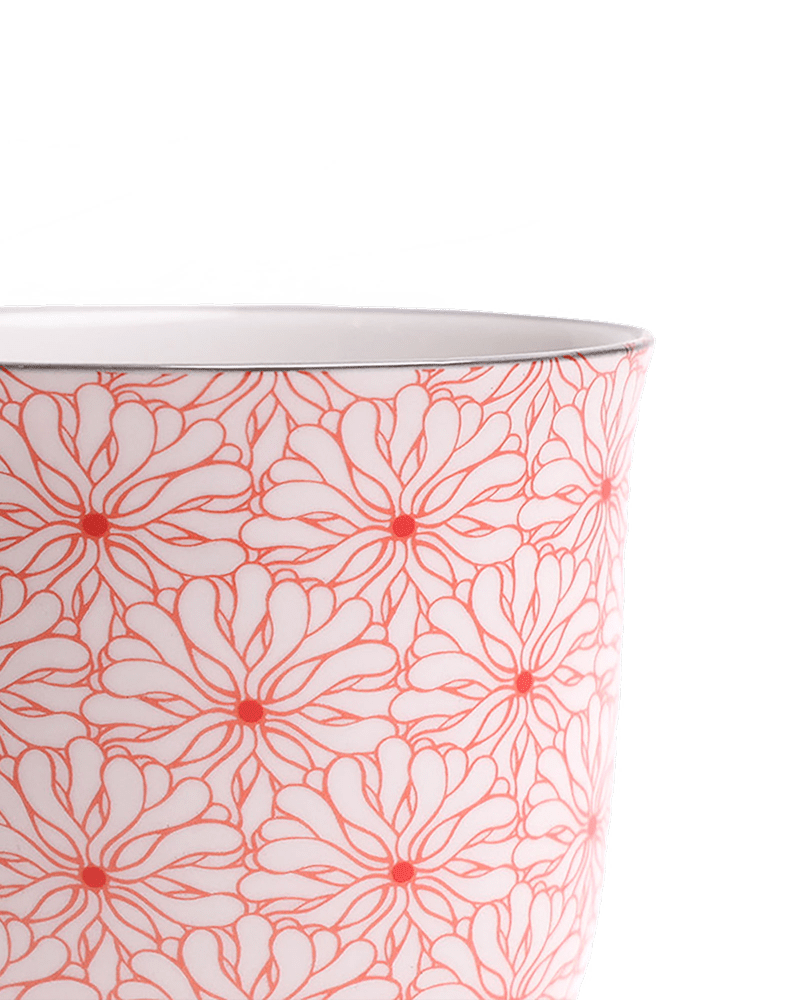 Liberte Porcelain Pot And Saucer Set With Drainage - Chive UK Wholesale