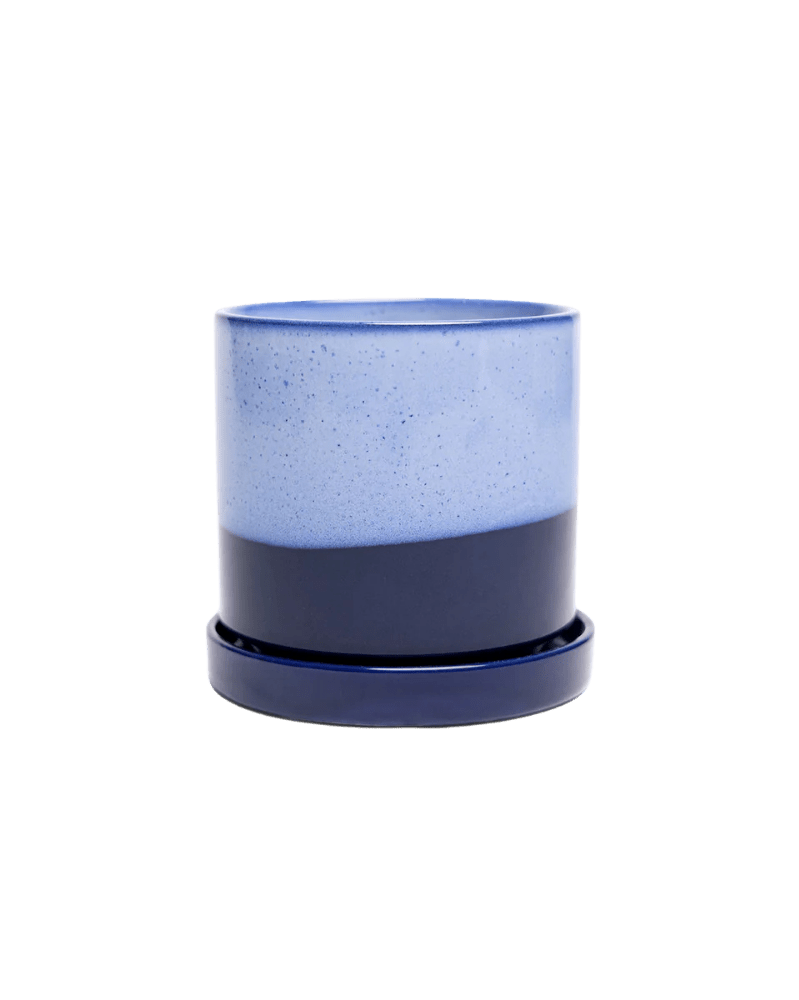 Minute Ceramic Pot And Saucer Set With Drainage - Chive UK Wholesale