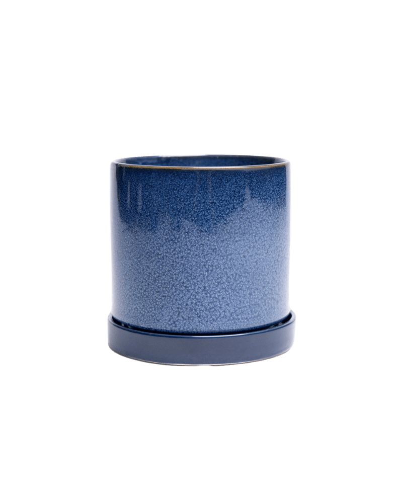Minute Ceramic Pot And Saucer Set With Drainage - Chive UK Wholesale