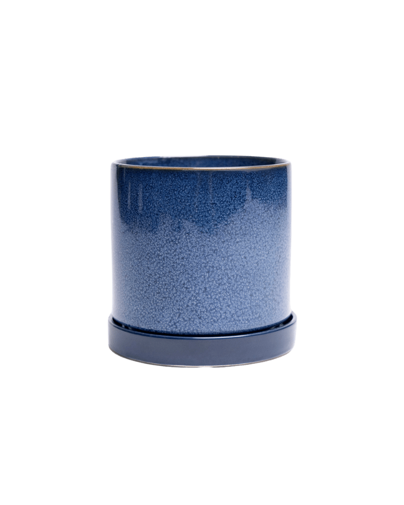 Minute Ceramic Pot And Saucer Set With Drainage - Chive UK Wholesale
