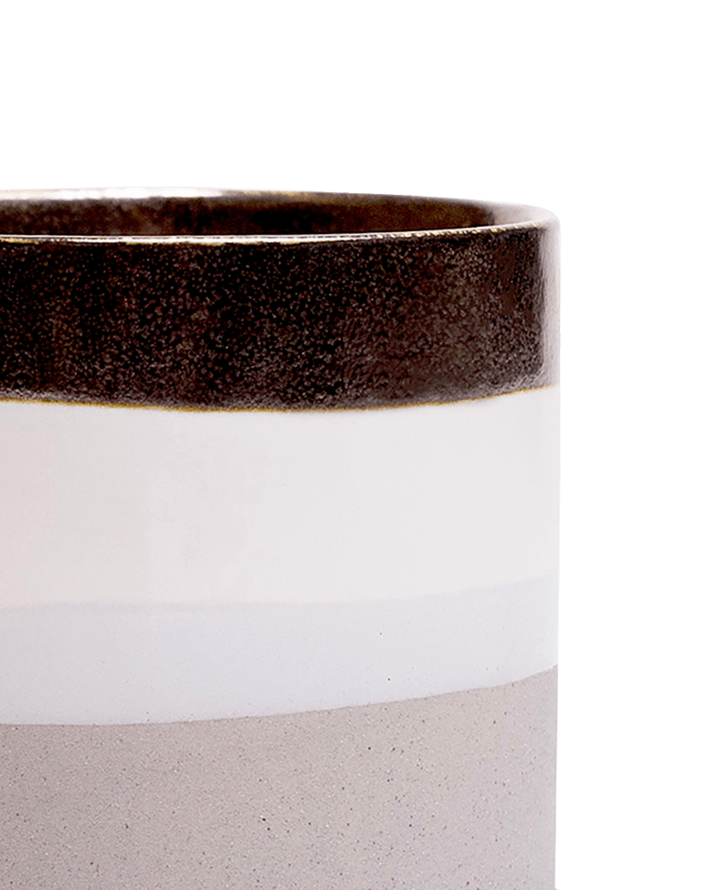 Minute Ceramic Pot And Saucer Set With Drainage - Chive UK Wholesale