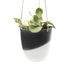 Bobbin Porcelain Modern Hanging Indoor Plant Pot - Chive UK Wholesale