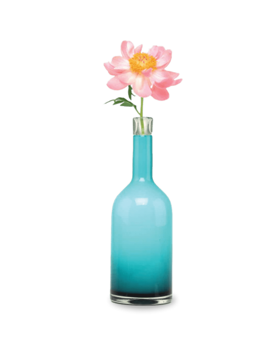 Bottle Glass Decorative Flower Vase - Chive UK Wholesale