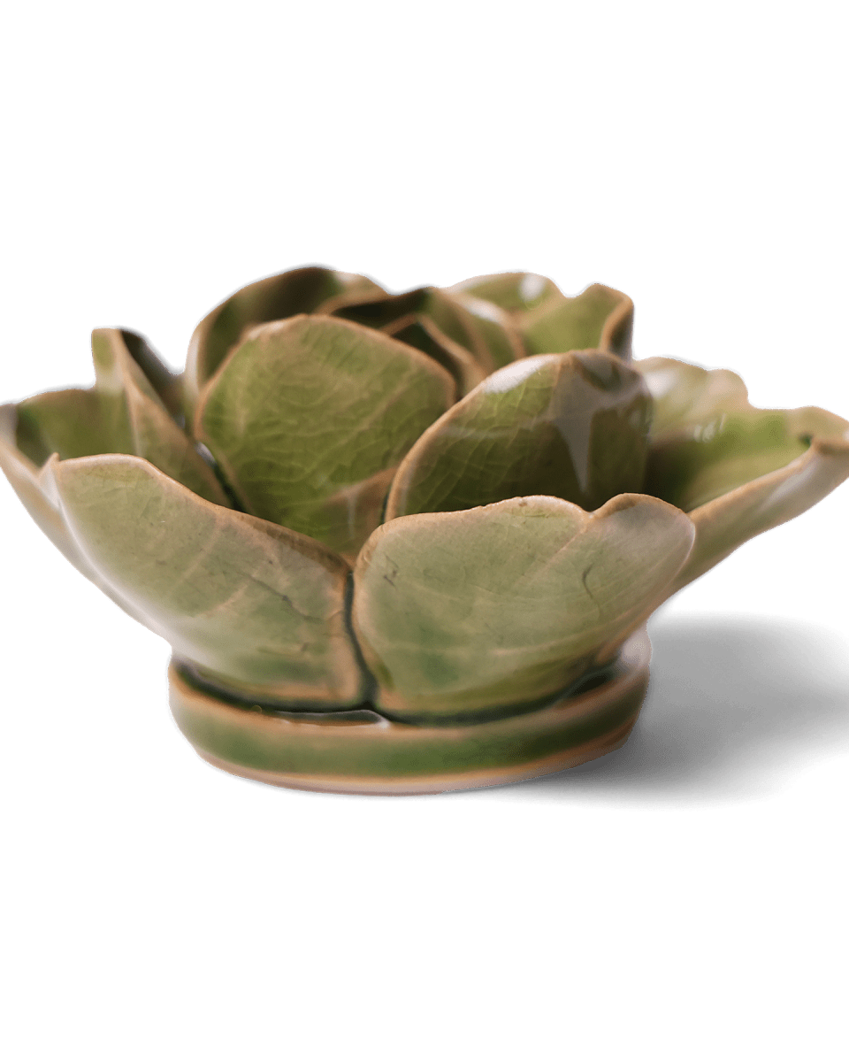 Ceramic Flower - Flower Green 11 - Chive UK Wholesale