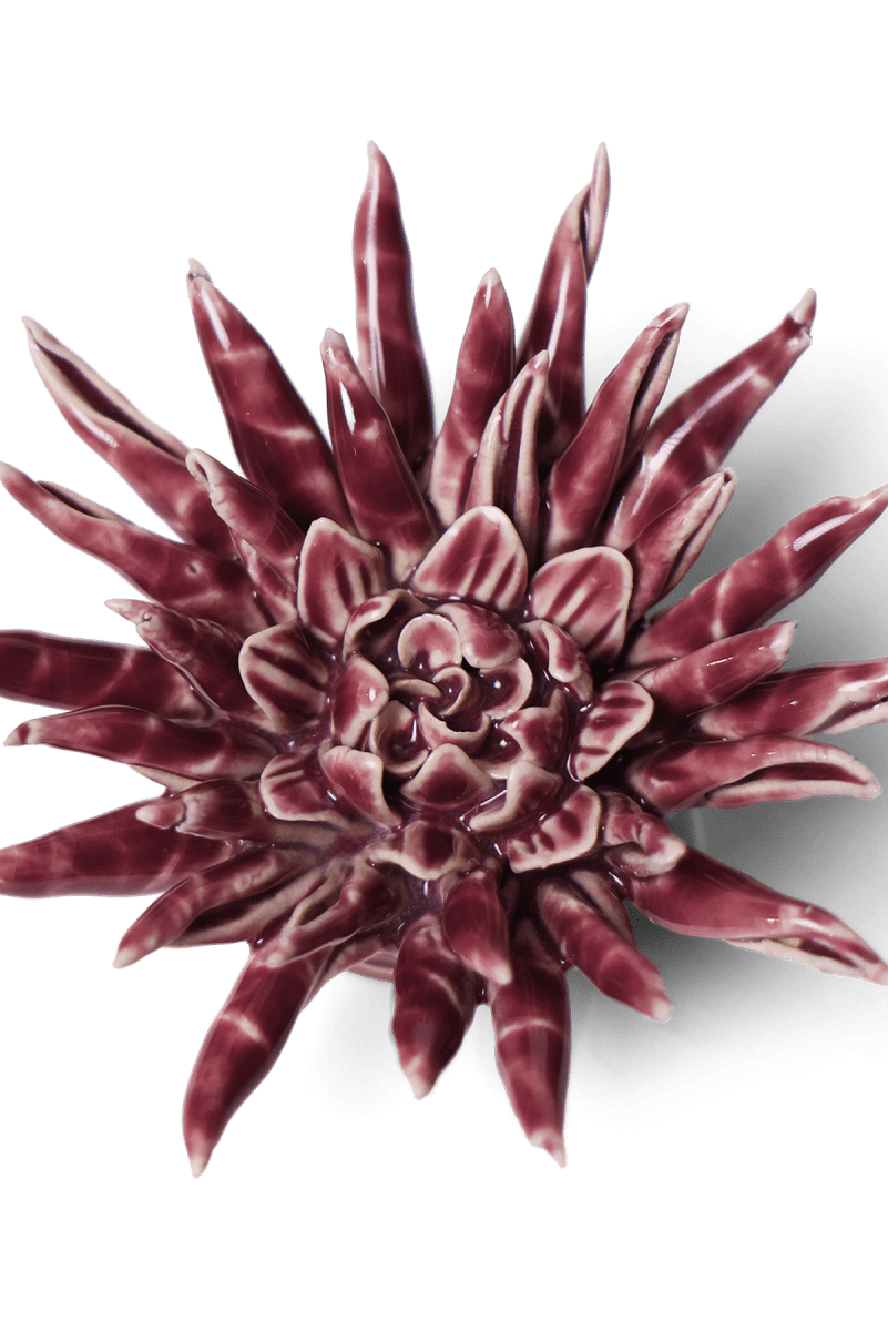 Ceramic Flower - Flower Purple 11 - Chive UK Wholesale