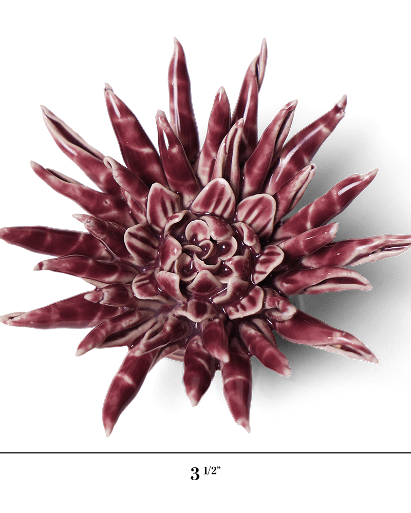 Ceramic Flower - Flower Purple 11 - Chive UK Wholesale