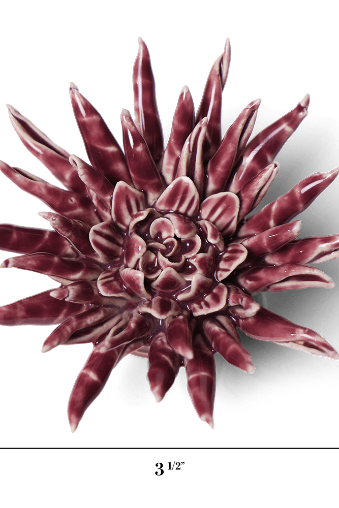 Ceramic Flower - Flower Purple 11 - Chive UK Wholesale