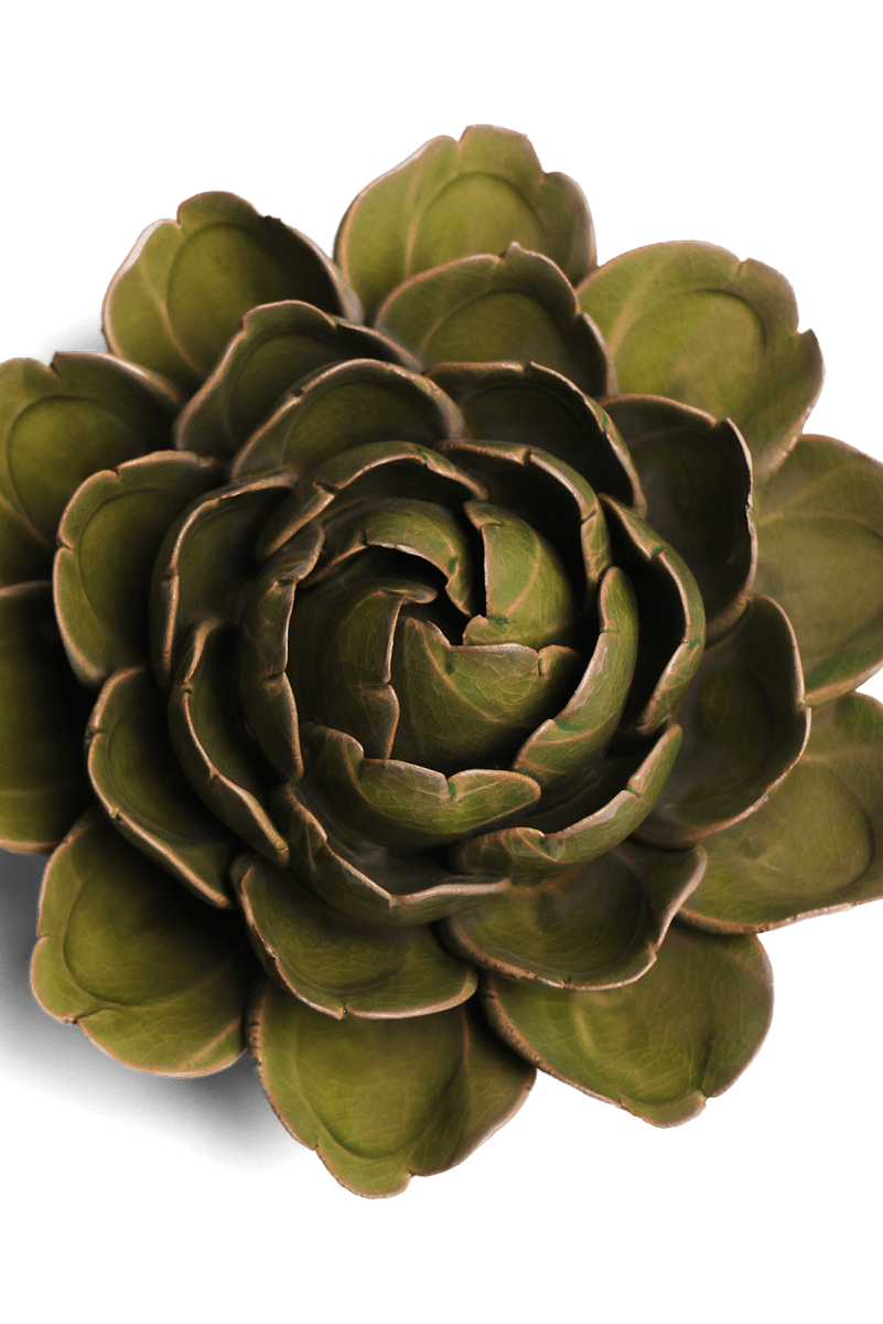 Ceramic Flower Mofo Green 11 - Chive UK Wholesale