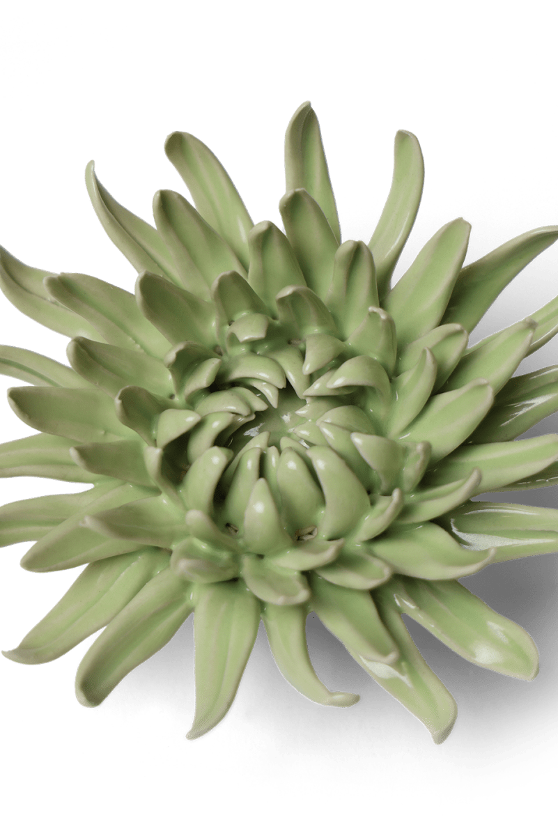 Ceramic Flower - Flower Green 12 - Chive UK Wholesale