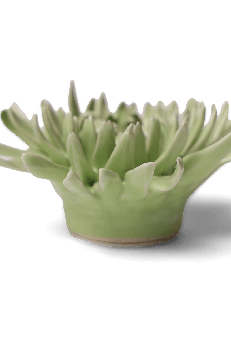 Ceramic Flower - Flower Green 12 - Chive UK Wholesale