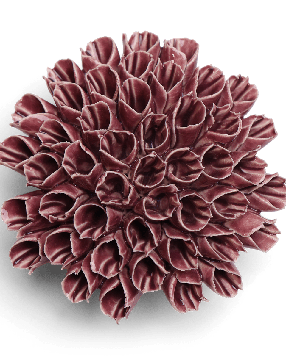 Ceramic Flower - Flower Purple 12 - Chive UK Wholesale