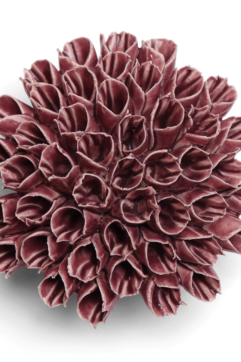 Ceramic Flower - Flower Purple 12 - Chive UK Wholesale