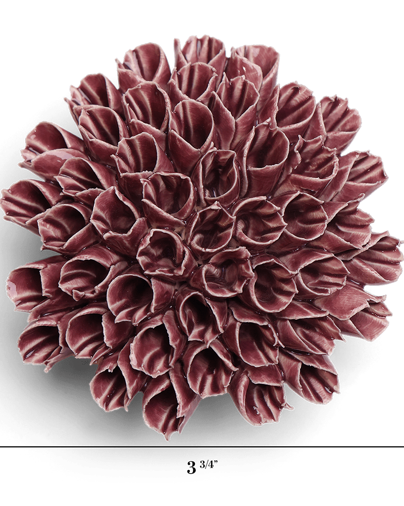 Ceramic Flower - Flower Purple 12 - Chive UK Wholesale