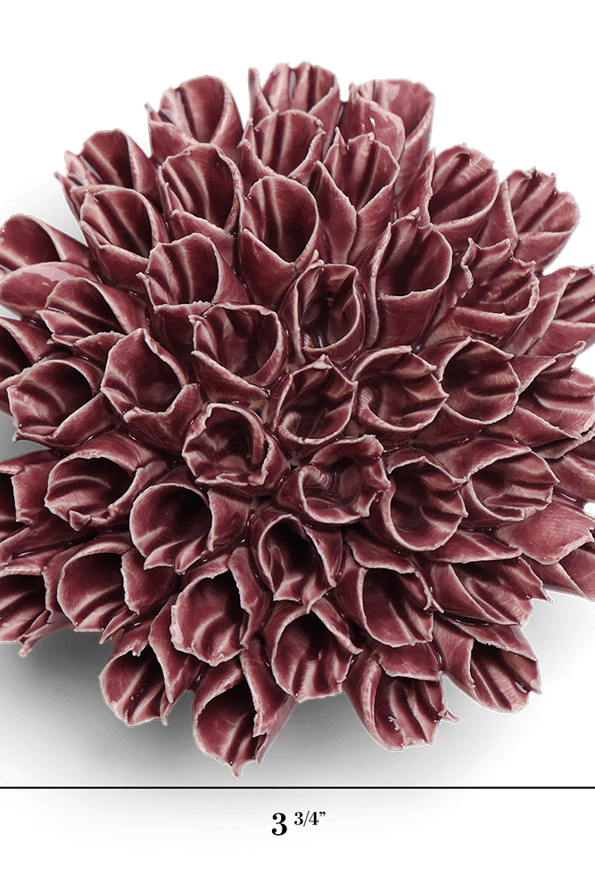Ceramic Flower - Flower Purple 12 - Chive UK Wholesale