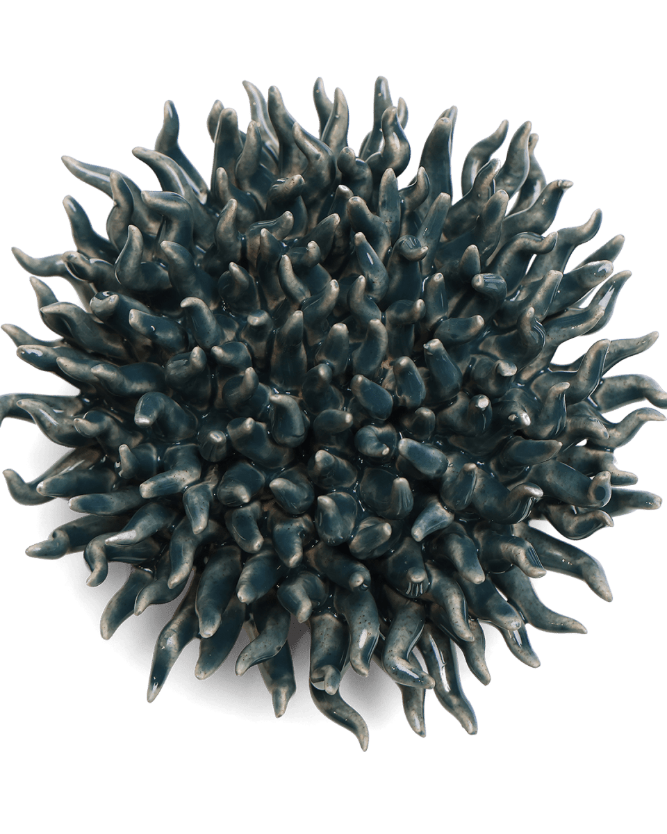 Ceramic Flower Mondo Teal 12 - Chive UK Wholesale