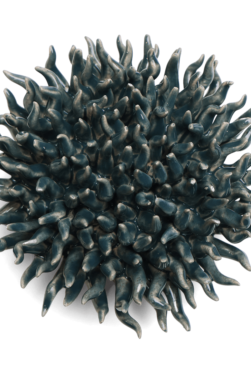 Ceramic Flower Mondo Teal 12 - Chive UK Wholesale