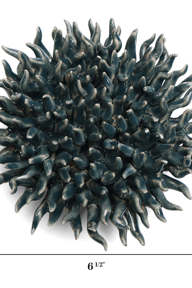 Ceramic Flower Mondo Teal 12 - Chive UK Wholesale
