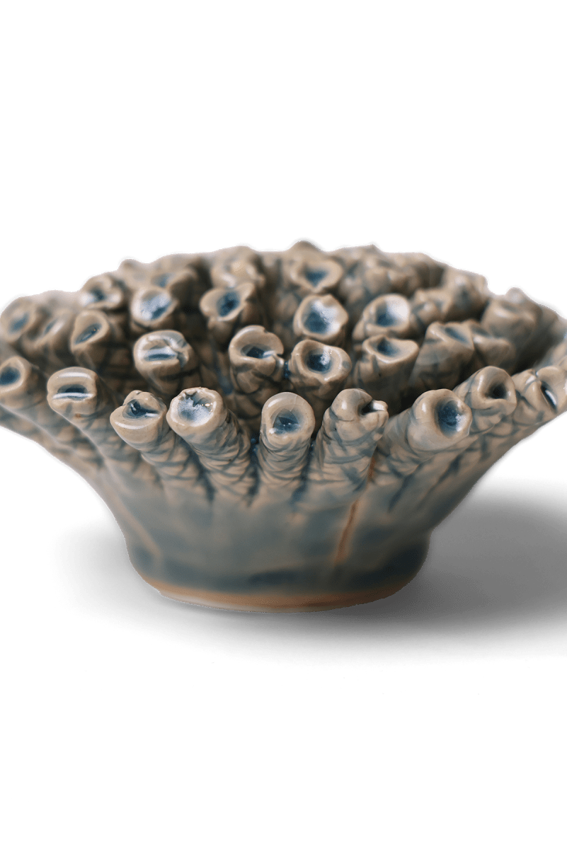 Ceramic Flower Large Blue 12 - Chive UK Wholesale