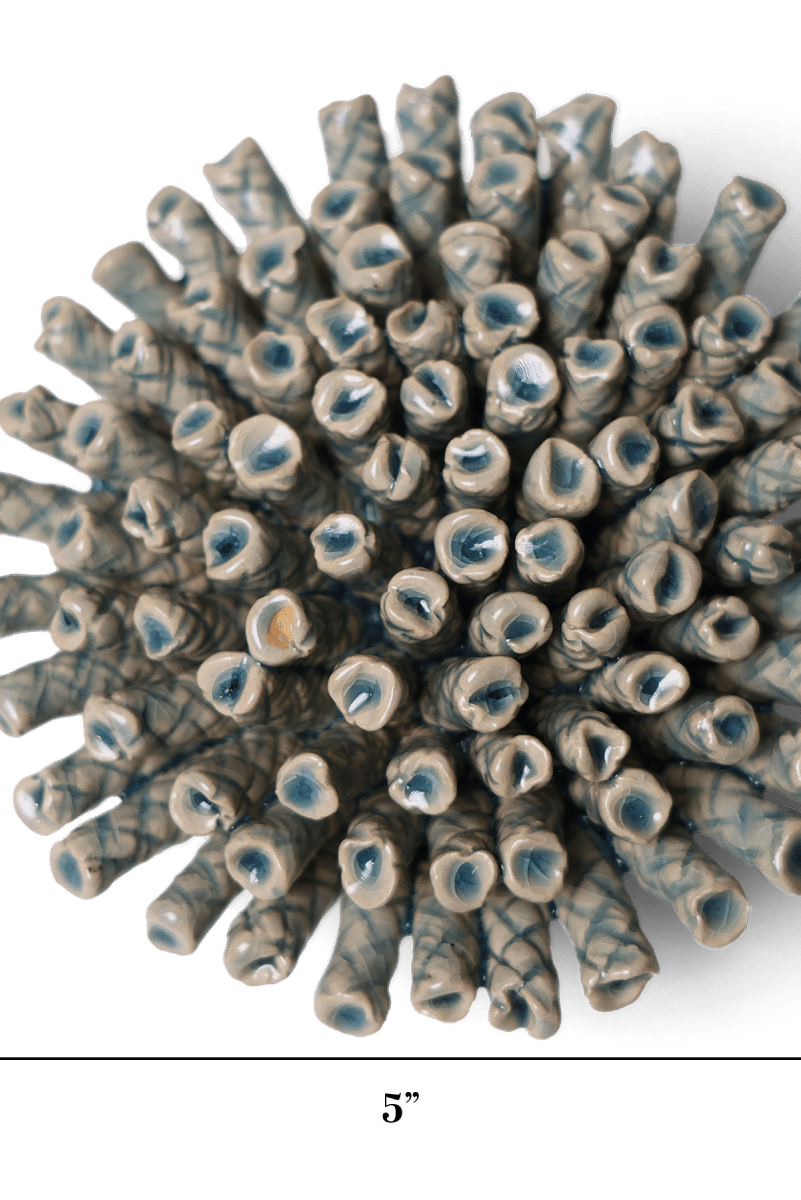 Ceramic Flower Large Blue 12 - Chive UK Wholesale