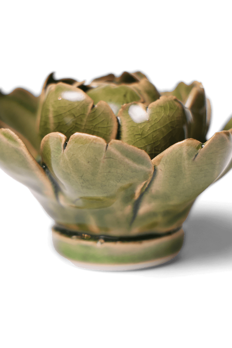 Ceramic Flower Peony Green 12 - Chive UK Wholesale