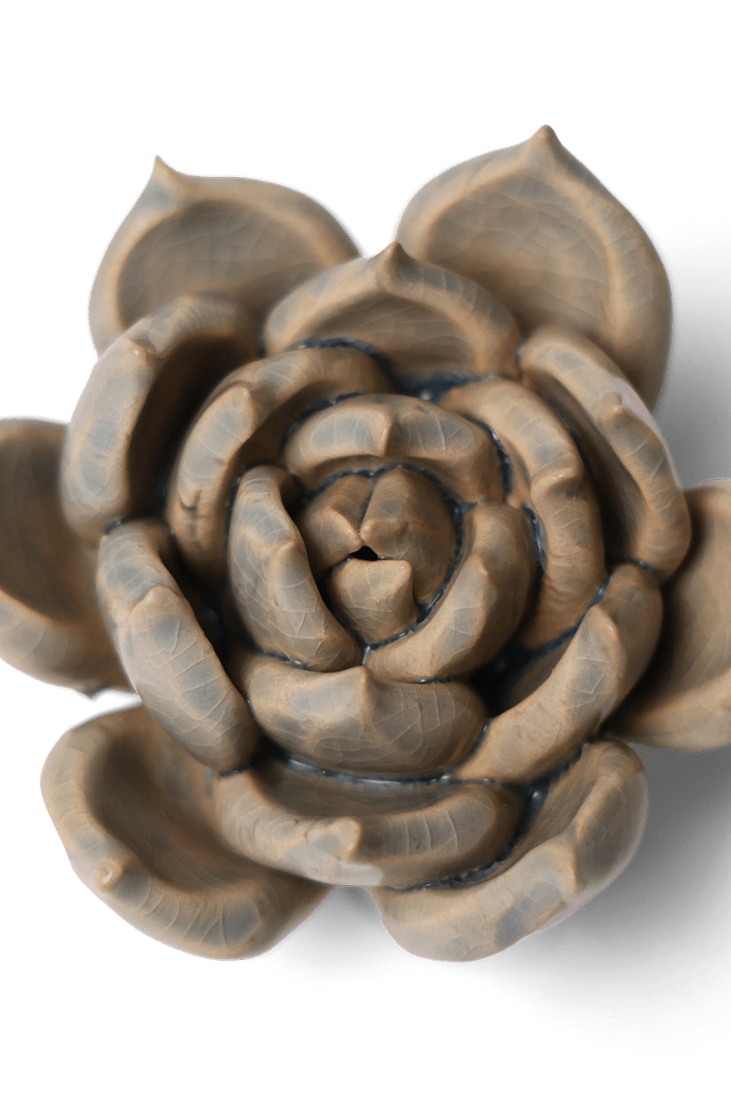 Ceramic Flower Succulent Blue 12 - Chive UK Wholesale