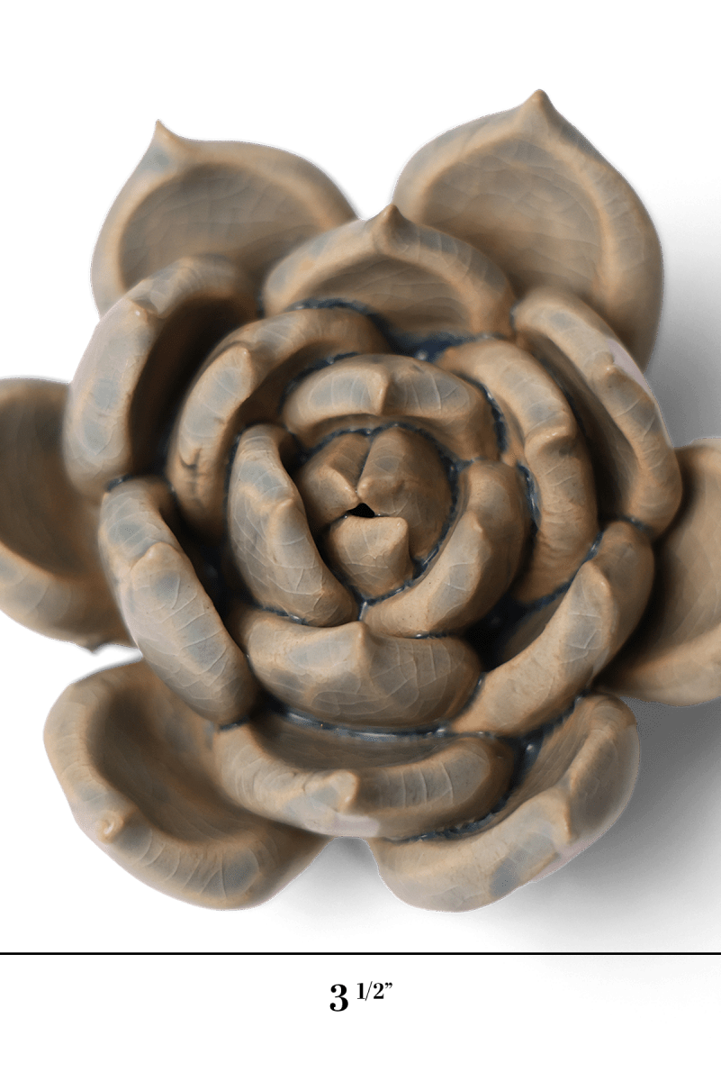 Ceramic Flower Succulent Blue 12 - Chive UK Wholesale