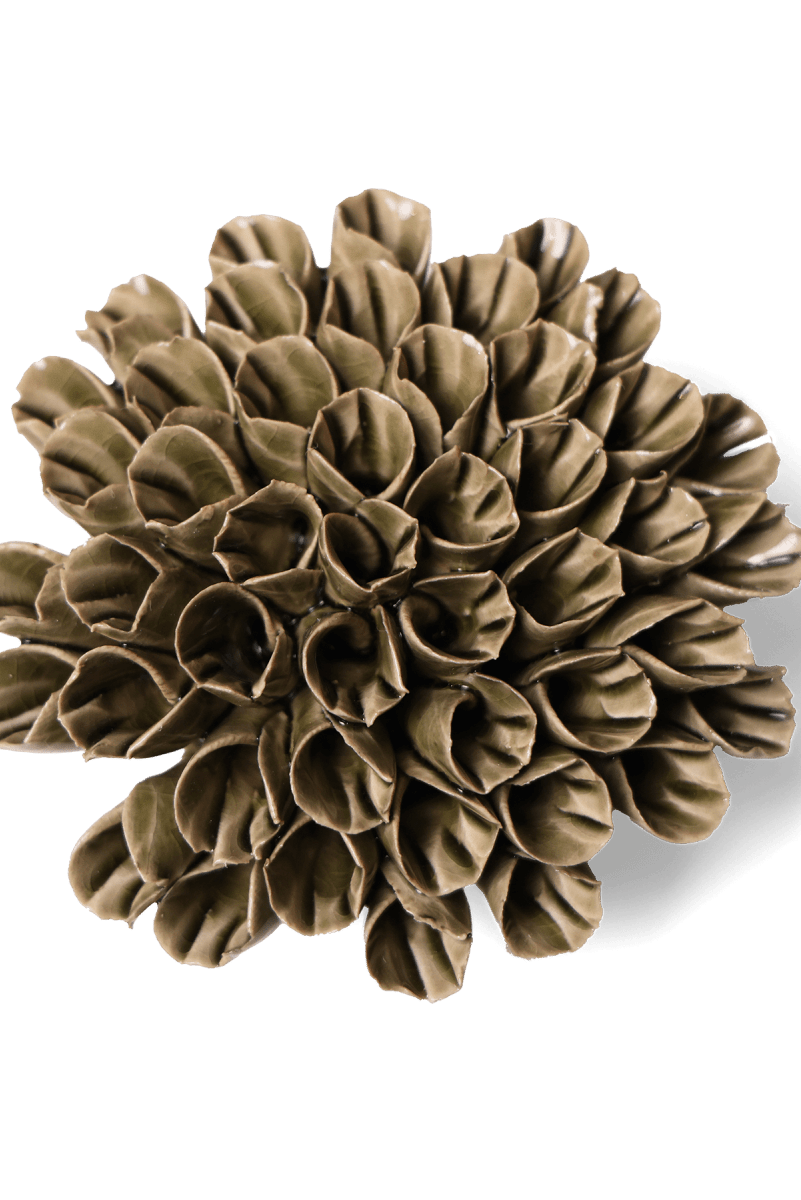 Ceramic Flower Anemone 4 - Chive UK Wholesale