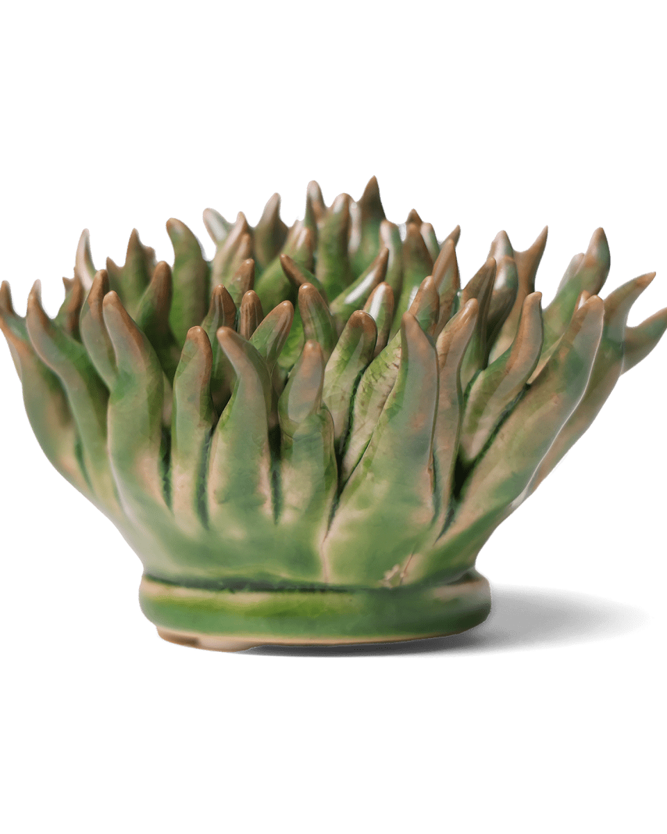 Ceramic Flower Mondo Green 4 - Chive UK Wholesale