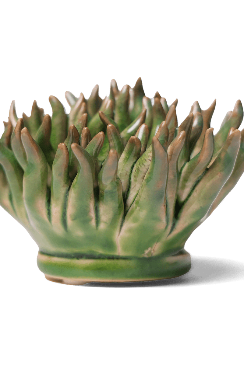 Ceramic Flower Mondo Green 4 - Chive UK Wholesale