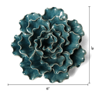 Ceramic Flower Lettuce Teal Large 5 - Chive UK Wholesale