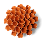 Ceramic Flower Polyp Orange Large - Chive UK Wholesale