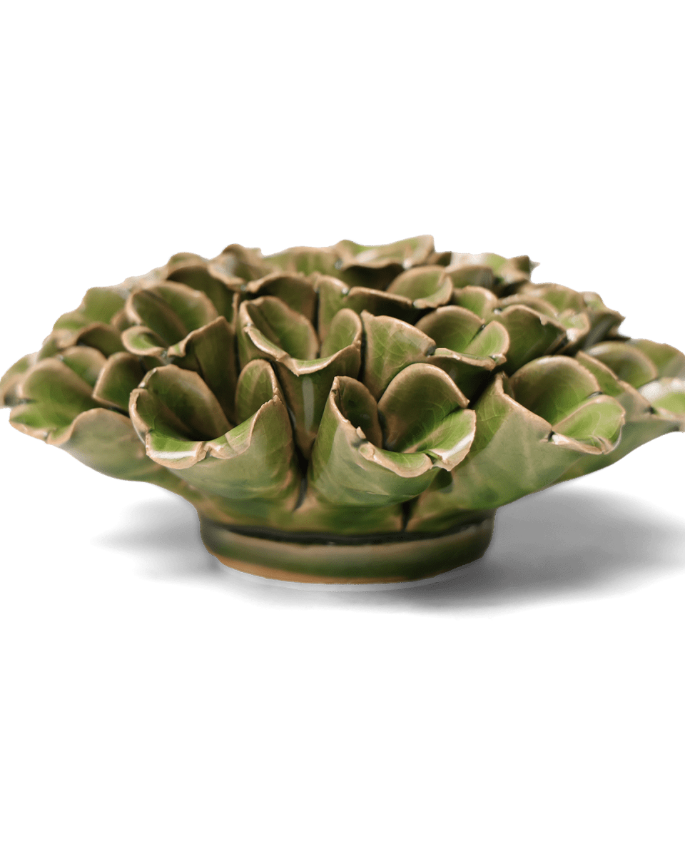 Ceramic Flower Polyp Green Large - Chive UK Wholesale
