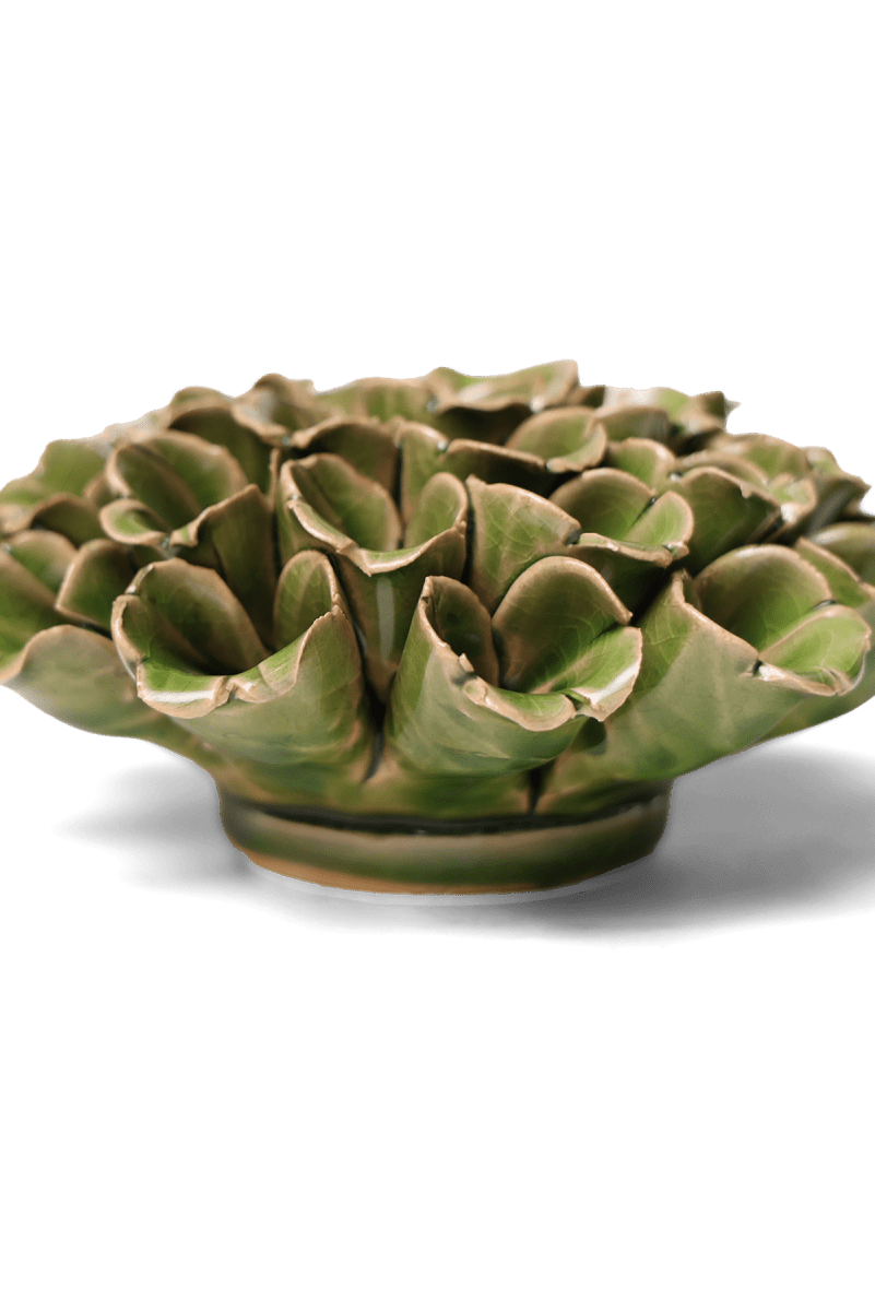 Ceramic Flower Polyp Green Large - Chive UK Wholesale
